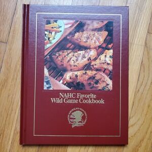 North American Hunting Club Wild Game Cookbook Hardcover vintage NAHC